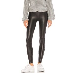 Spanx Faux Leather Leggings Black
